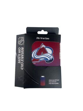 NHL Colorado Avalanche Reusable Can Sleeve 16 Oz Cans New Red